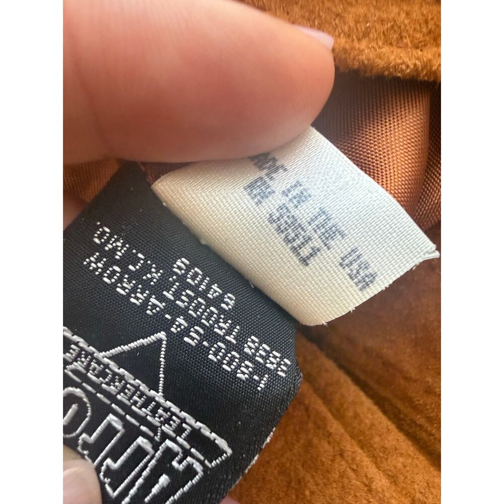 Vtg Kenar 90s Pants Suede Leather sz 6 - Picture 7 of 13